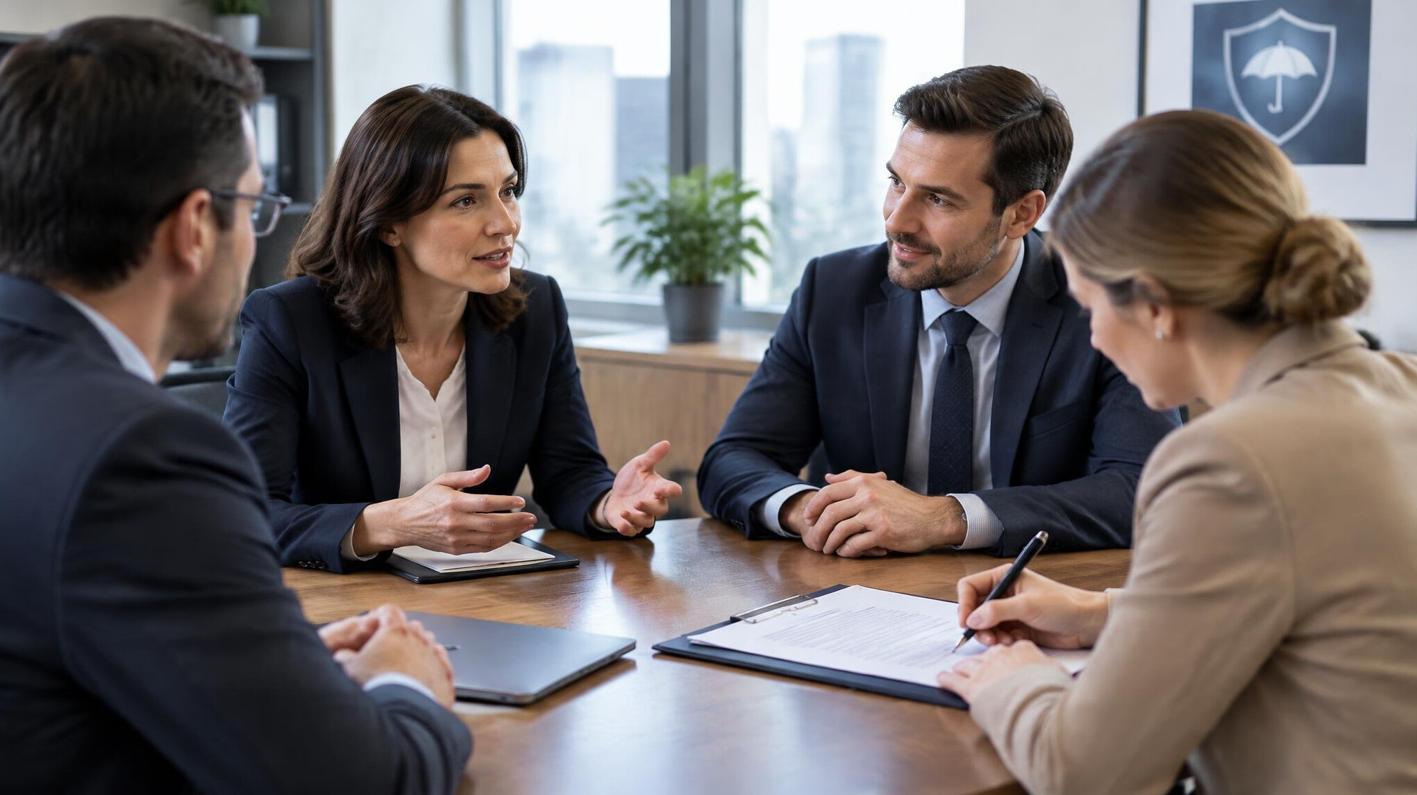 insurance negotiation meeting